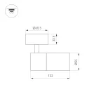 Светильник SP-ARTEMIS-SURFACE-FLAP-R55-12W Warm3000 (WH, 8-80 deg, 230V) (Arlight, IP20 Металл, 5 лет)