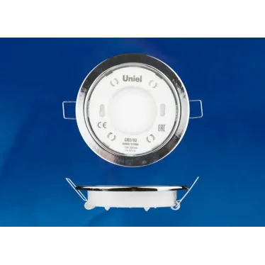 Светильник ультркий встраиваемый. GX53/H2 CHROME 10 PROM В составе набора из 10шт. Корпус хром. .