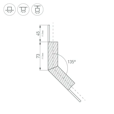 Светильник MAG-VIBE-SPOT-R55-18W Day4000-MIX (WH, 24 deg, 48V, TUYA Zigbee) (Arlight, IP20 Металл, 5 лет)