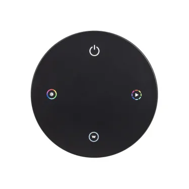 Пульт INTELLIGENT ARLIGHT SMART-801-22-1G-RGBW Black (3V, Magnet, 2.4G) (IARL, IP20 пластик, 5 лет)