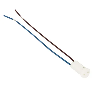 Патрон керамический.ULH-G4-Ceramic-10cm Цоколь G4. Белый. ТМ Uniel