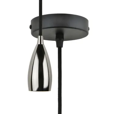 Патрон декоративный DLC-T-S32/E27 TS/1M/BL PEARL BLACK Techno с проводом (1м) и креплением Материал алюминий Цвет черный жемчуг