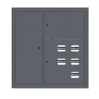                  Щит этажный 5 кв. слаботочка слева RAL7024 (1000х950х150) EKF PROxima
               