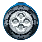 Фонарь аккумуляторный светодиодный РЕКОРД РМ-0104 Blue