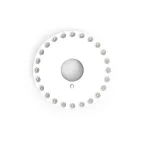 Фонарь светодиодный кемпинговый 300 лм Белый IP33 на батарейках 3xAA магнит и карабин GFL Gauss