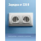 Фонарь-прожектор аккумуляторный , 5W LED, аккум. 3,7V 2,4 ah, 350Lm - 5 часов, 100m - 18 часа,