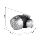 Фонарь налобный G17 17xLED Extra, 3хААА, бл | C0033485 | ЭРА