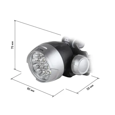Фонарь налобный G17 17xLED Extra, 3хААА, бл | C0033485 | ЭРА