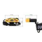 Фонарь налобный GA-804  серия "Практик" 3Вт led + 2 SMD, 3,7 V Li аккум, сенсорное включение |  Б0036605 | ЭРА