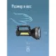 Фонарь прожектор ручной аккум/3Вт+3ВтCOB/Li-ion18650 1200mAh/ABSпл/индикатор/USBшн