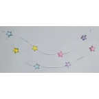 Гирлянда новогодняя светодиодная NGF-D045-01 нить звезды WW