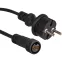 Гирлянда Белт-лайт UDL-K120 200/E27/100M IP65 BLACK BELT-LIGHT 100 м + 1,5м сетевой шнур 200 патронов E27 шаг 50см Чёрная