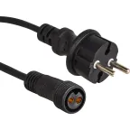 Гирлянда Белт-лайт UDL-K120 200/E27/100M IP65 BLACK BELT-LIGHT 100 м + 1,5м сетевой шнур 200 патронов E27 шаг 50см Чёрная
