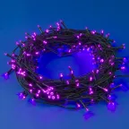 Гирлянда светодиодная 20м 200 светодиодов ULD-S2000-200/DGA PINK IP20 Розовый свет Провод зеленый