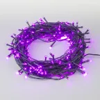 Гирлянда светодиодная 20м 200 светодиодов ULD-S2000-200/DGA PINK IP20 Розовый свет Провод зеленый