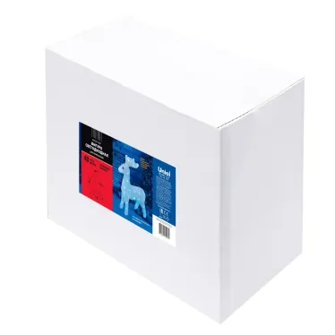 Фигура светодиодная Олень 40 светодиодов 37*11*39 см белый IP20 ULD-M3739-040/STA WHITE IP20 DEER