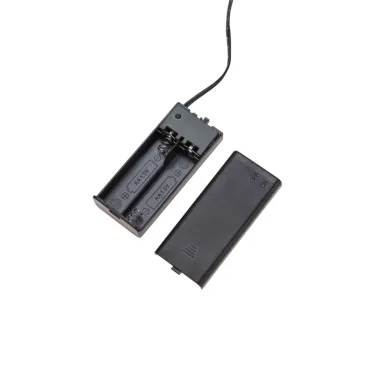 Звезда подвесная на металлическом каркасе 30см 20LED теплый белый питание 2хАА не в комплекте