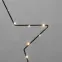 Звезда подвесная на металлическом каркасе 30см 20LED теплый белый питание 2хАА не в комплекте