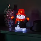 Фигура светодиодная Снеговик 24 светодиода 27*17*30 см цвет свечения-белый IP20 ULD-M2730-024/STA WHITE IP20 SNOWMAN