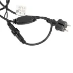 Гирлянда светодиодная с эффектом мерцания 10м ULD-S1000-120/TBK WHITE IP67 Соединяемая 120 светодиодов Белый свет Провод черный