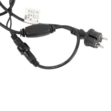 Гирлянда светодиодная с эффектом мерцания 10м ULD-S1000-120/TBK WHITE IP67 Соединяемая 120 светодиодов Белый свет Провод черный