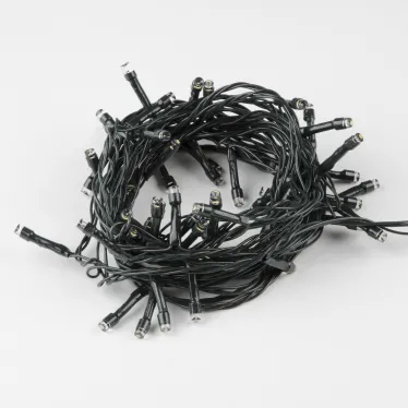 Гирлянда светодиодная 5м 50 светодиодов ULD-S0500-050/DGA PINK IP20 Розовый свет Провод зеленый