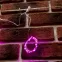 Гирлянда Светодиодный дождь из росы 3х3м розовый USB + пульт управления
