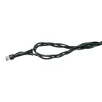 Гирлянда светодиодная ULD-S2000-200-DGA AMBER IP20 20м. 200 светодиодов. Янтарный свет. Провод зеленый. ТМ Uniel