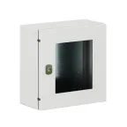                  Корпус навесной уличный ST Outdoor с М/П с прозрачной дверью ВxШxГ 400x400x200 мм, IP66
               