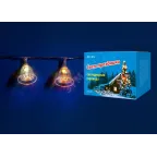 Гирлянда светодиодная Колокольчики с контроллером 20 светодиодов 2,8 м RGB IP20 провод прозрачный ULD-S0280-020/DTA RGB IP20 BELLS