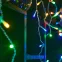 Бахрома светодиодная со статическим свечением 6м Соединяемая 200 светодиодов Разноцветный свет Провод прозрачный ULD-B6007-200/STK MULTI IP44 ТМ Uniel