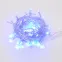 Гирлянда светодиодная с контроллером, 5м 50 светодиодов ULD-S0500-050/DTA BLUE IP20 Синий свет Провод прозрачный
