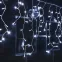 Бахрома светодиодная с эффектом мерцания 12м Соединяемая 195 светодиодов ULD-B12006-195/TTK WHITE IP44 Белый свет Провод прозрачный