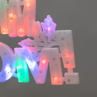 Фигура светодиодная С Новым Годом 35LED цвет свечения мультиколор RG/RB 42x19см