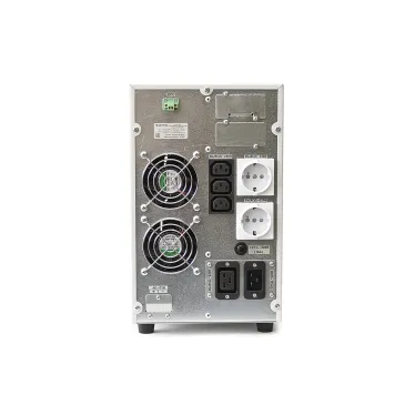 Источник бесперебойного питания Online, фаза 1/1, 2000Ва/1800Вт, IEC-320-C13 (3 шт.), EURO F-type с заземлением (2 шт.), IEC-320-C19 (1 шт.)