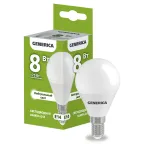                  Лампа светодиодная G45 шар 8Вт 230В 4000К E14 GENERICA
               
