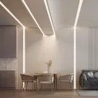 Профиль FANTOM-W45-BEVEL-2000 WHITE (Алюминий)