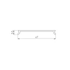 Экран LINE-5050-DUAL-2000 BLACK (ARL, пластик)