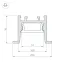 Профиль SL-COMFORT-2316-F-2000 ANOD BLACK (ARL, Алюминий)