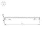 Экран матовый KLUS-P45-2000 Square OPAL (ARL, Пластик)