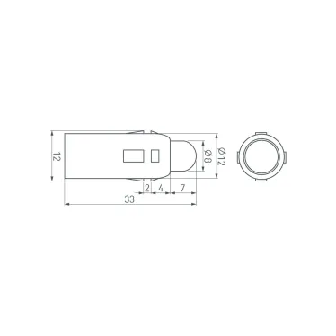 Профиль WPH-LINE-1210R-2000 OPAL (ARL, Пластик)