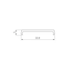 Профиль WPH-LINE-1210R-2000 OPAL (ARL, Пластик)