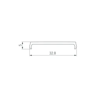 Профиль WPH-LINE-1210R-2000 OPAL (ARL, Пластик)