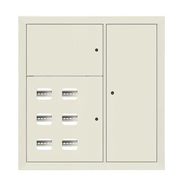 Щит этажный 6 кв. RAL9002 (1000х950х160) PROxima
