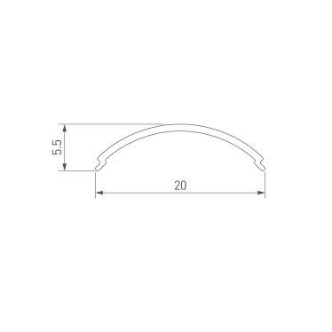 Экран MAT-L-BLACK-3000 черный для PDS, MIC (пластик)