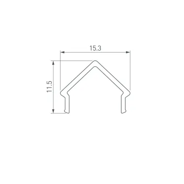 Экран MAT-L-BLACK-3000 черный для PDS, MIC (пластик)