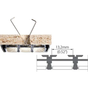 Экран MAT-L-BLACK-3000 черный для PDS, MIC (пластик)