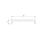 Экран LINE-2000 OPAL BLACK-PM (Arlight, Пластик)