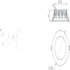 Экран SL-KANT-H20 ROUND OPAL (Arlight, Пластик)