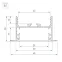 Профиль SL-LINIA65-F-2000 ANOD | 029033 | Arlight